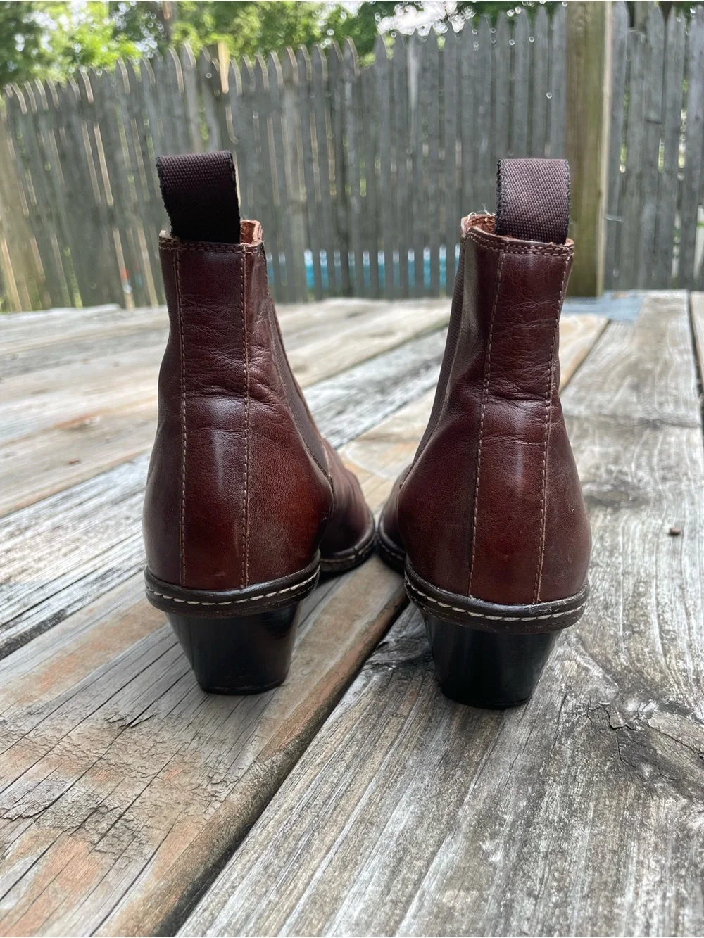 Donald Pliner leather pointed toe ankle boots